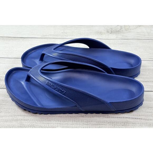 Birkenstock Men’s Honolulu Eva Navy Regular Flip Flop Thong Sandals Size 46 - Picture 2 of 6